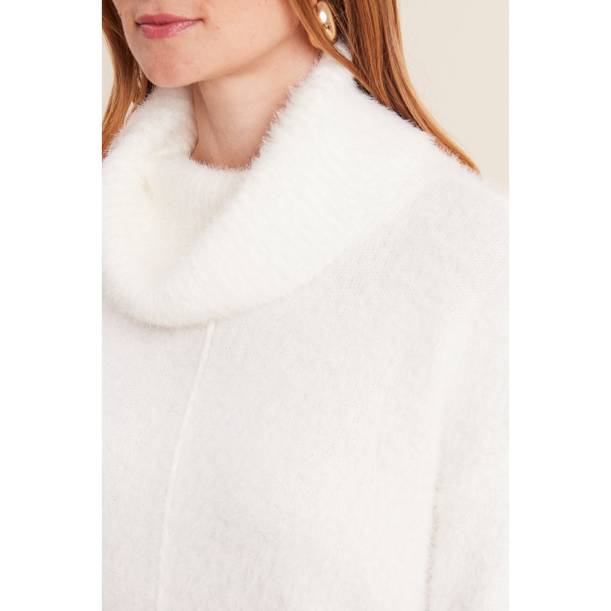Pull manches longues ecru, BREAL