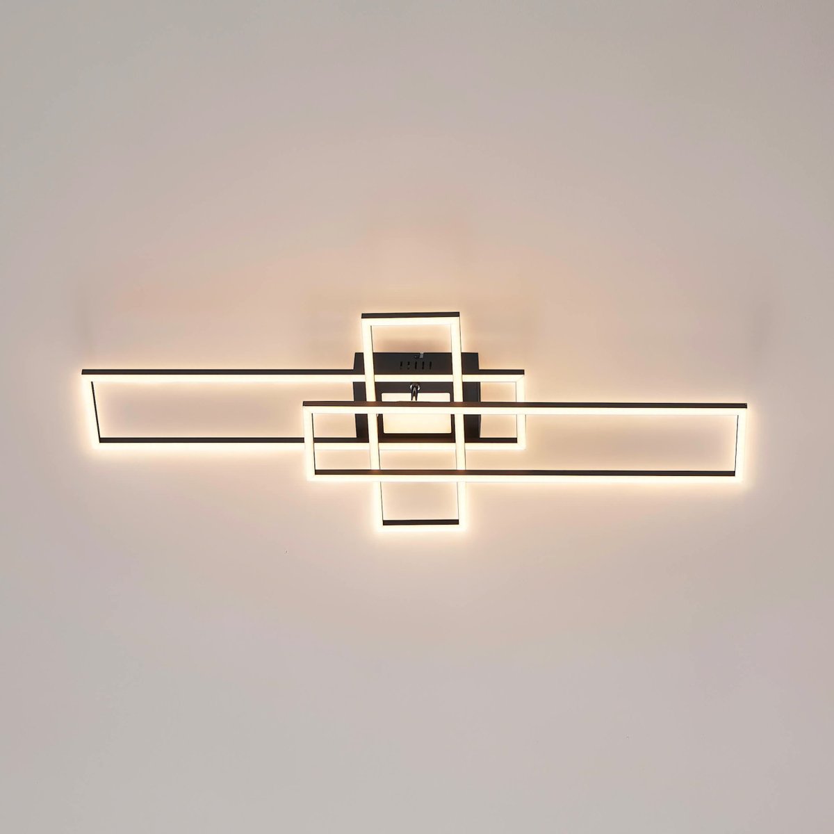 Plafonnier ou Applique LED noire - ELI noir, KOSILUM