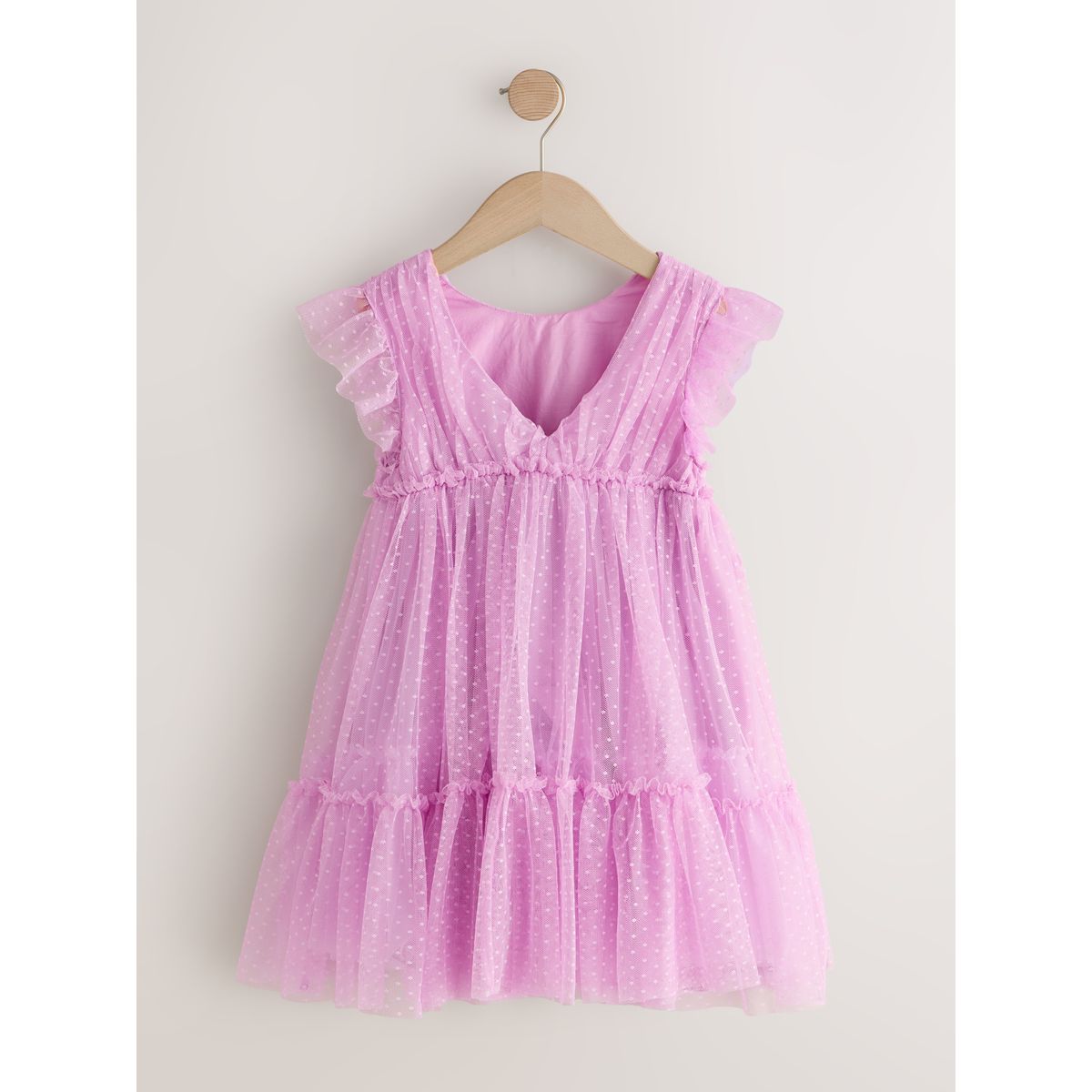 Robe de cérémonie en mesh lilas, NEXT