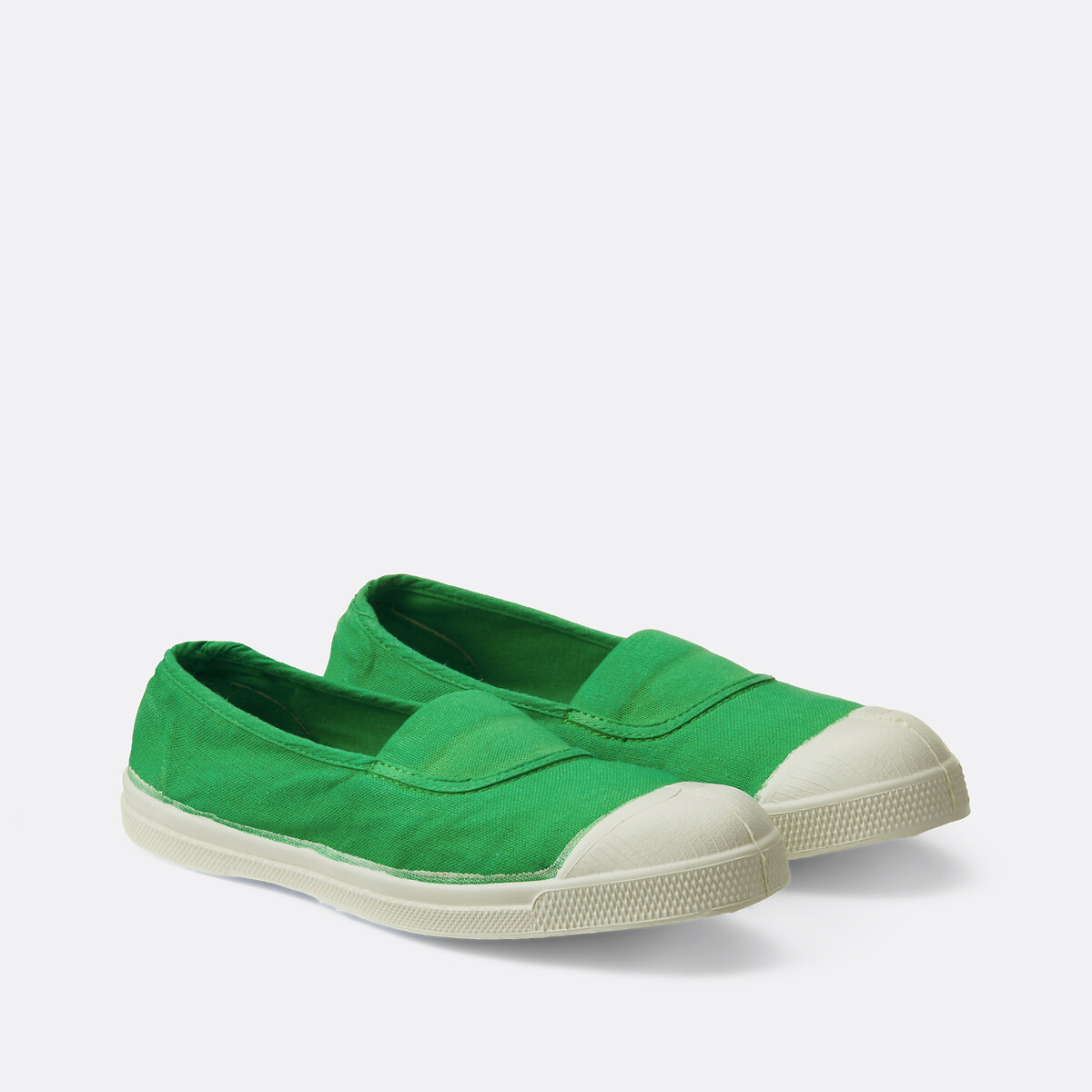Tennis Elastique vert vif, BENSIMON