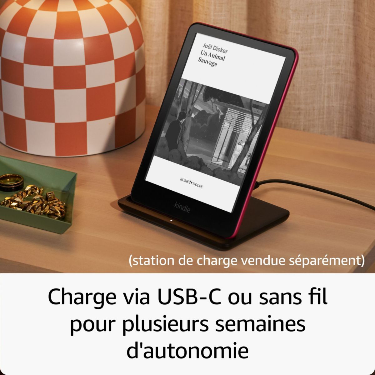 Liseuse eBook Kindle Paperwhite SE 32Go Rose Métallisé couleur unique, AMAZON