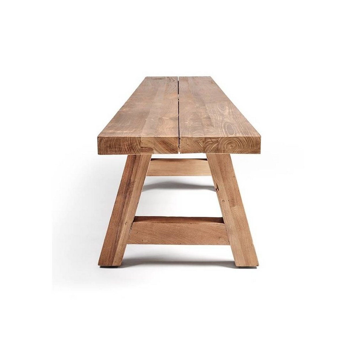 Banc en bois massif élégant pour extérieur - CANTANA beige, MATHI DESIGN
