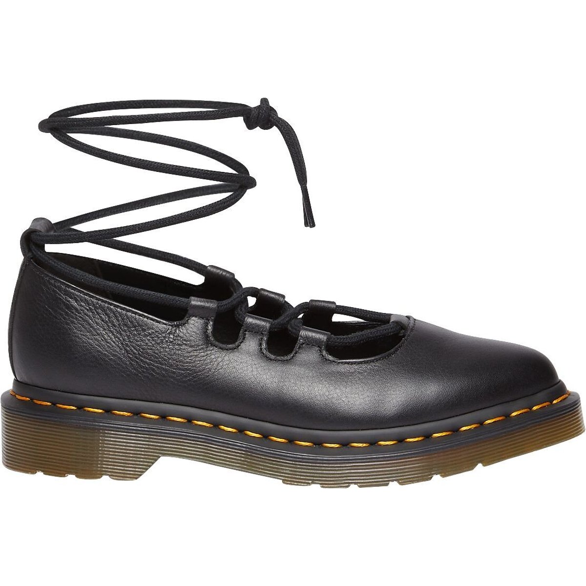 Ballerines Elphie II en cuir Virginia noir, DR. MARTENS