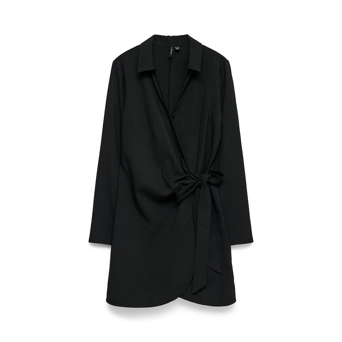 Wrapover Mini Dress black, VERO MODA