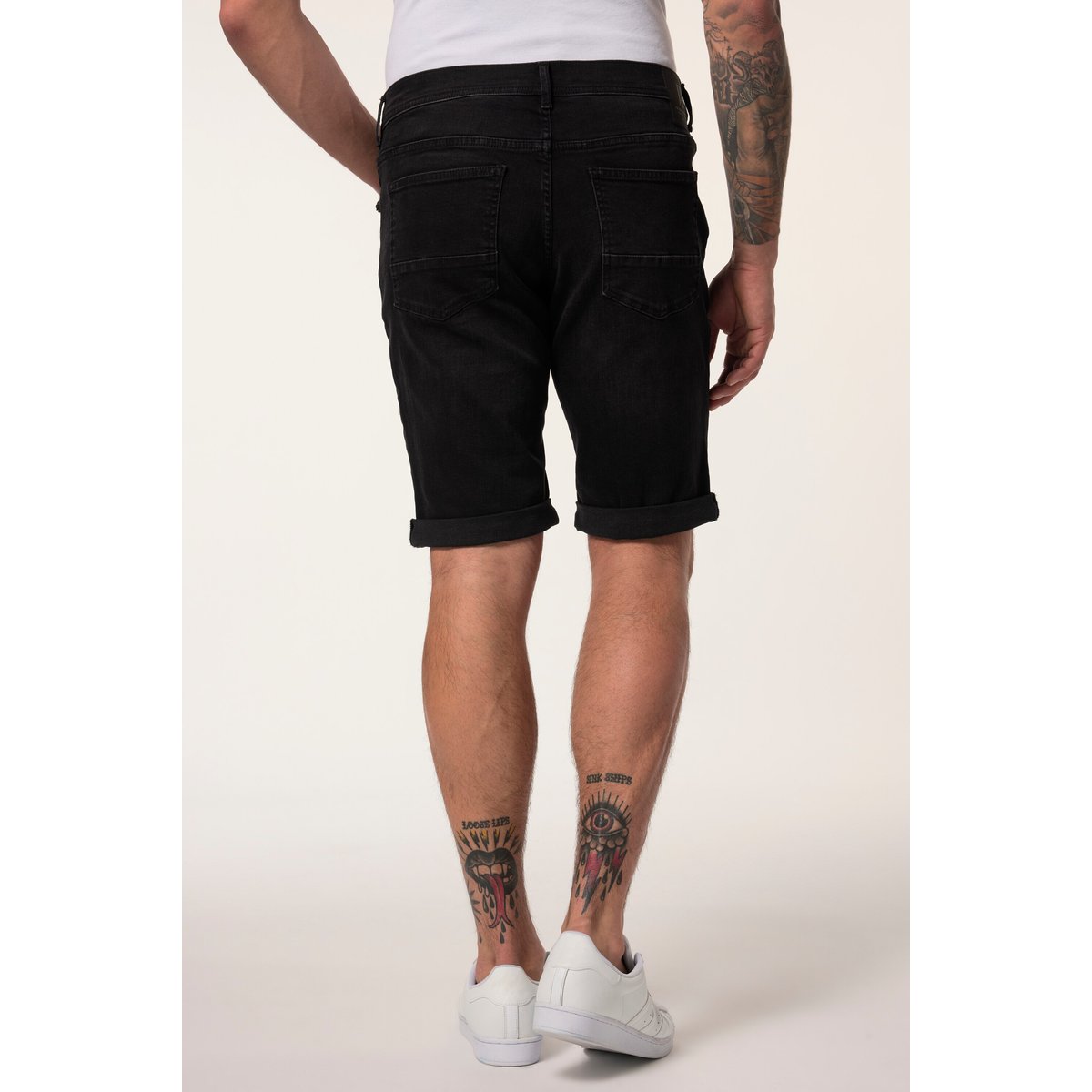 Bermuda en jean, technologie FLEXNAMIC® noir, JP1880