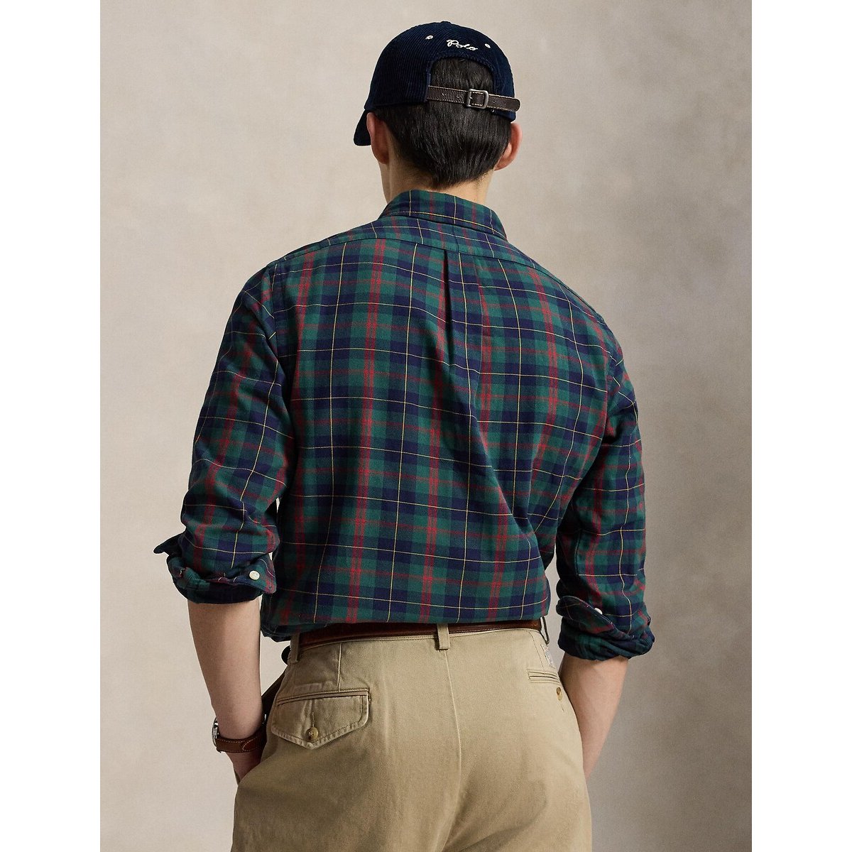 Chemise écossaise Oxford, Custom Fit carreaux vert, POLO RALPH LAUREN