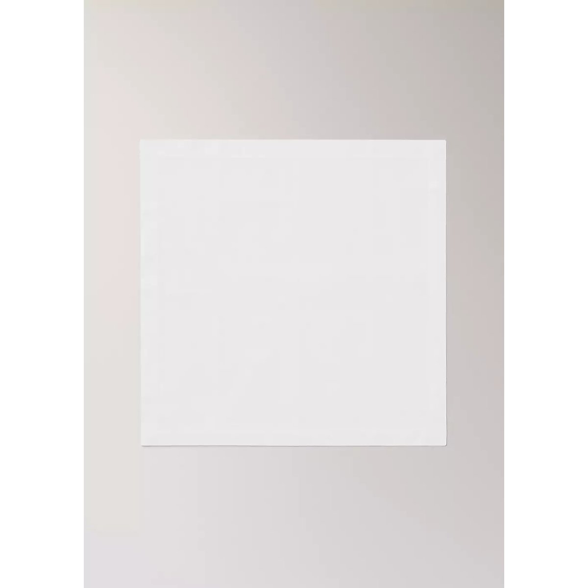 Serviettes de table 100 % lin blanc, MANGO HOME