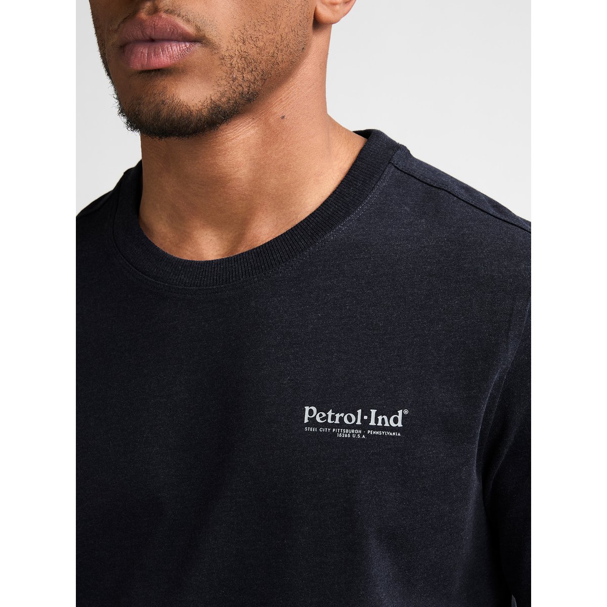 T-shirt manches longues porter bleu royal navy, PETROL INDUSTRIES