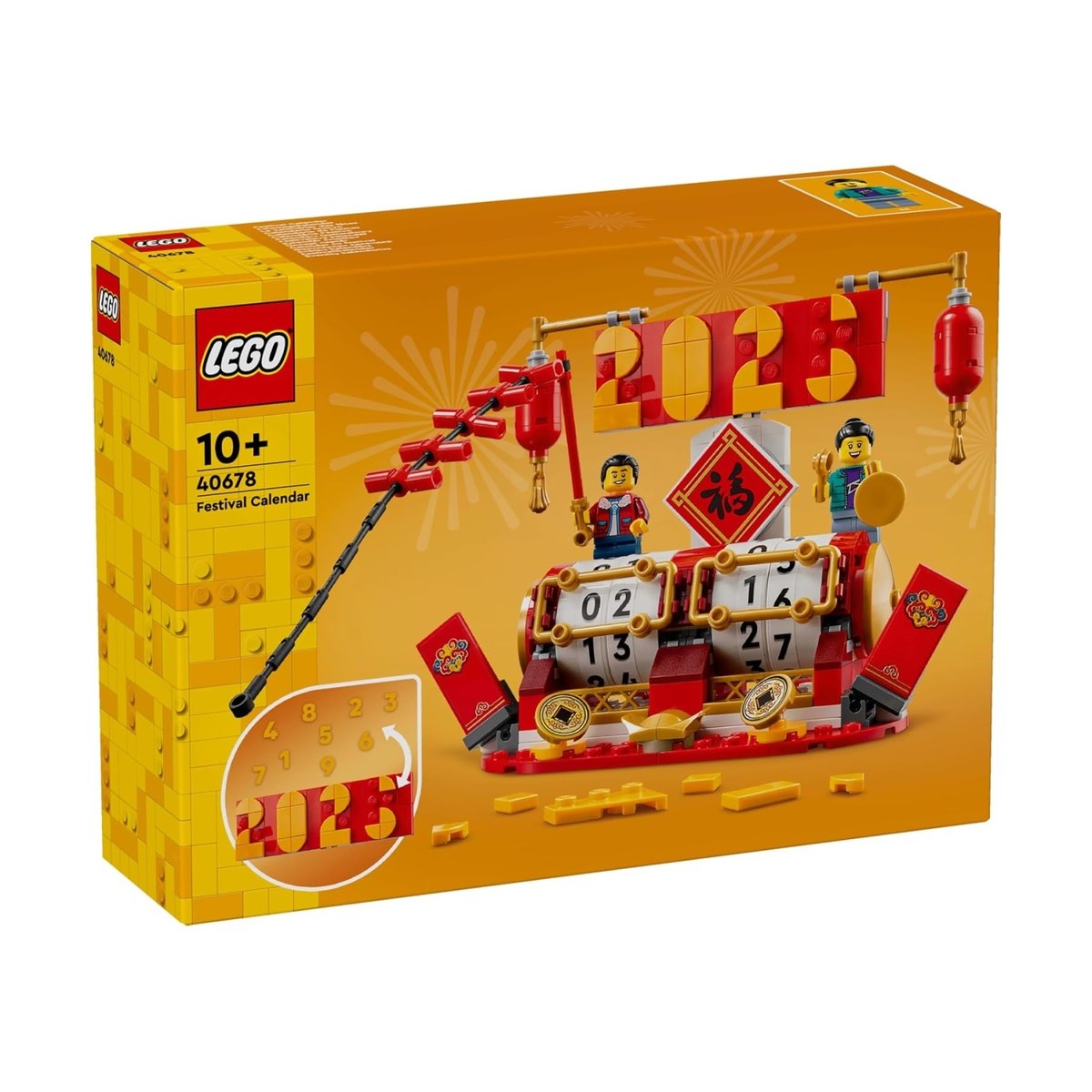 Le calendrier des fête multicolore, LEGO