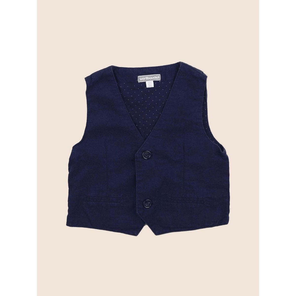 Gilet - Etat satisfaisant bleu, VERTBAUDET