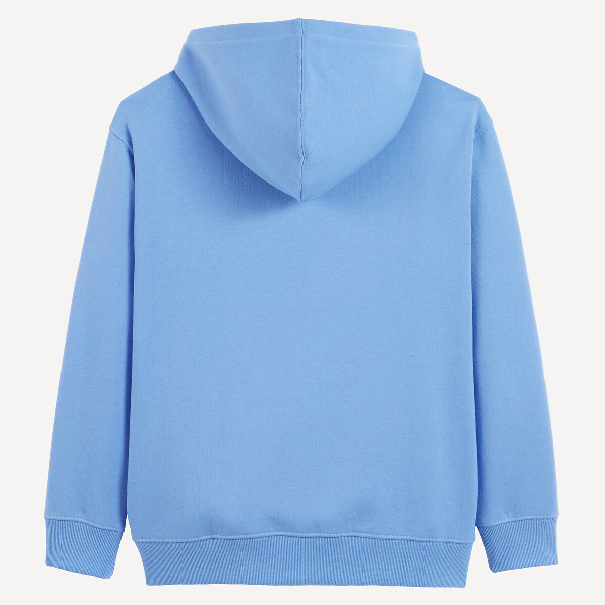 Hoodie in molton lichtblauw, LA REDOUTE COLLECTIONS