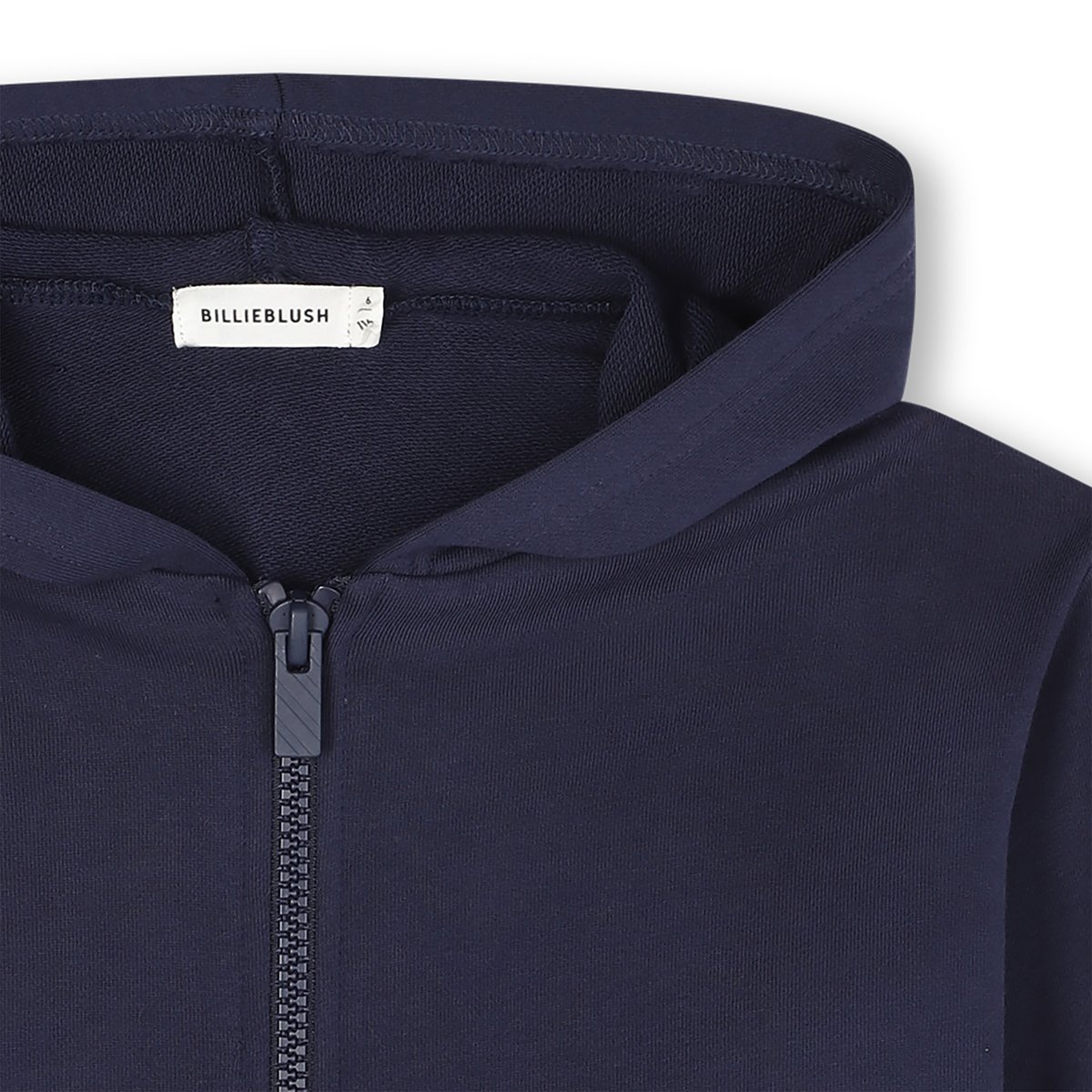 Cardigan con cappuccio indigo blue, BILLIEBLUSH