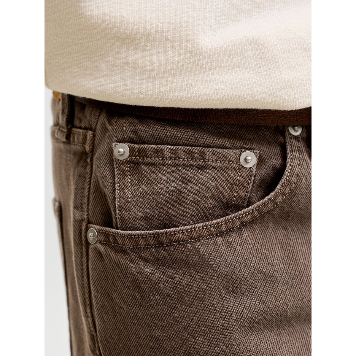 Jean Coupe Droite marron - chocolate brown, JACK & JONES