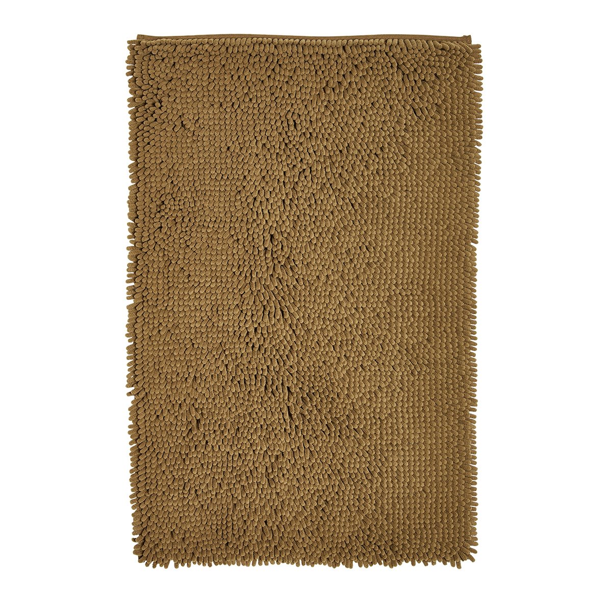 Tapis de bain mèche uni ESSENTIAL bronze, TODAY