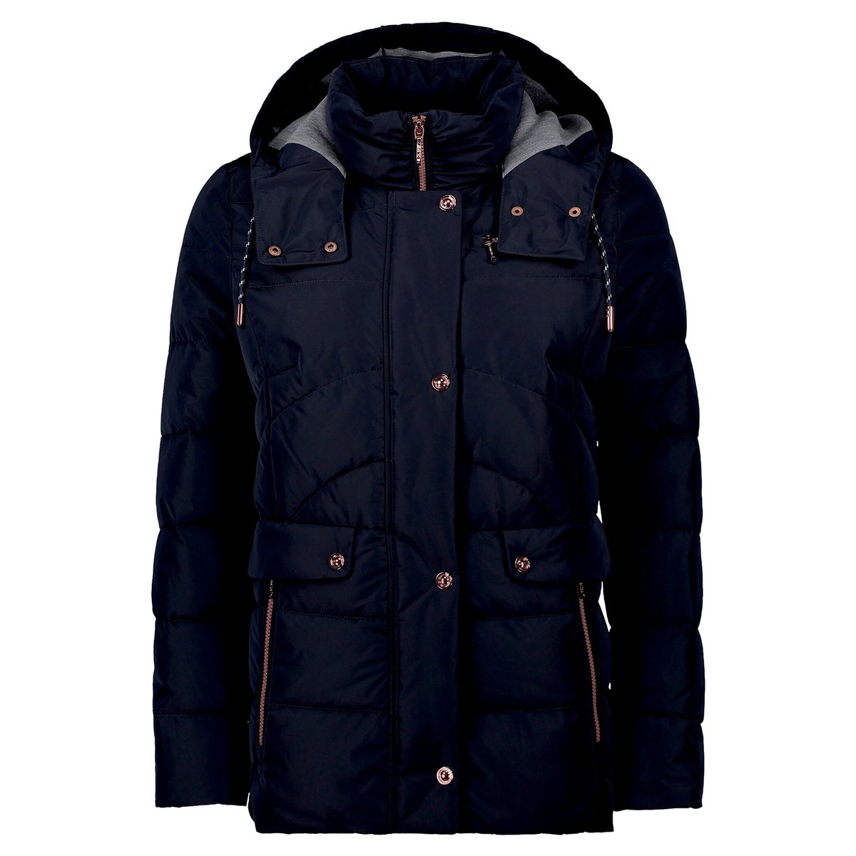 Veste matelassée duvet synthétique bleu foncé, GIL BRET
