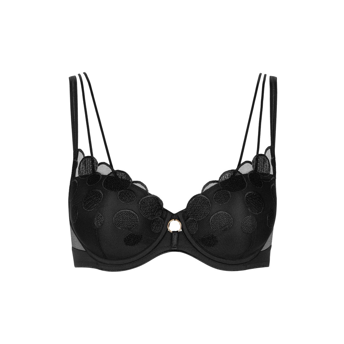 Soutien-gorge préformé Venus noir, LISCA