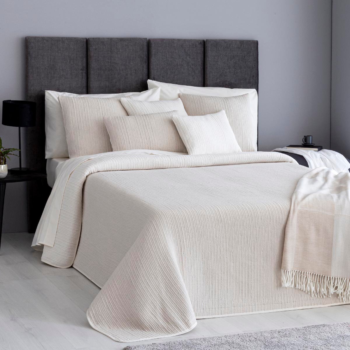 Couvre lit Garance lin, NAF NAF HOME