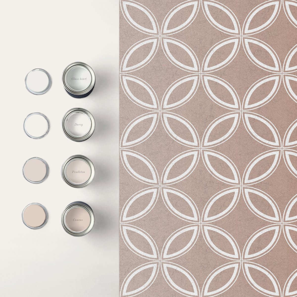 Papier peint Eternity Pink Gold or rose, GRAHAM ET BROWN