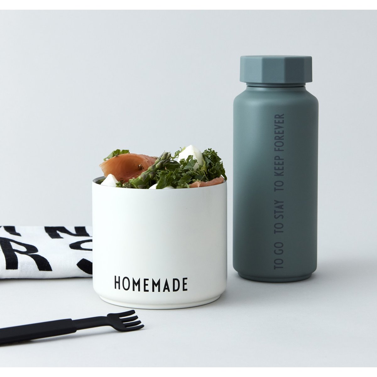 Lunch Box Thermos 33 Cl Homemade blanc, DESIGN LETTERS