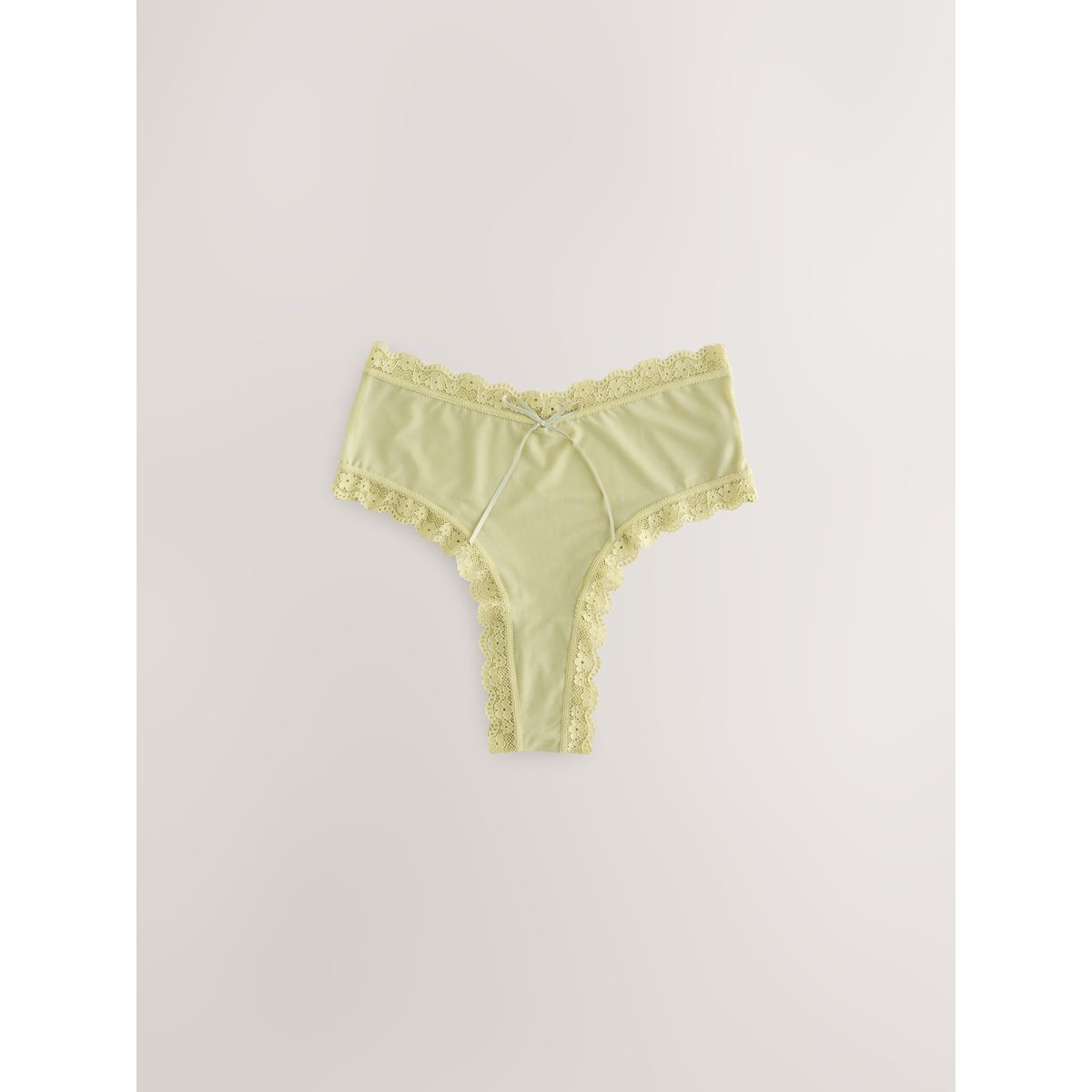 Culotte en dentelle et microfibre, lot de 3 crème/vert/tulipe, NEXT
