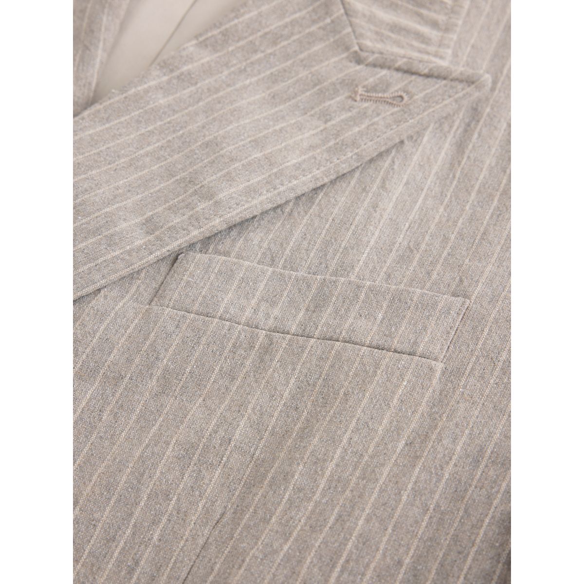 Veste de costume décontractée coton mélangé grège, NEXT