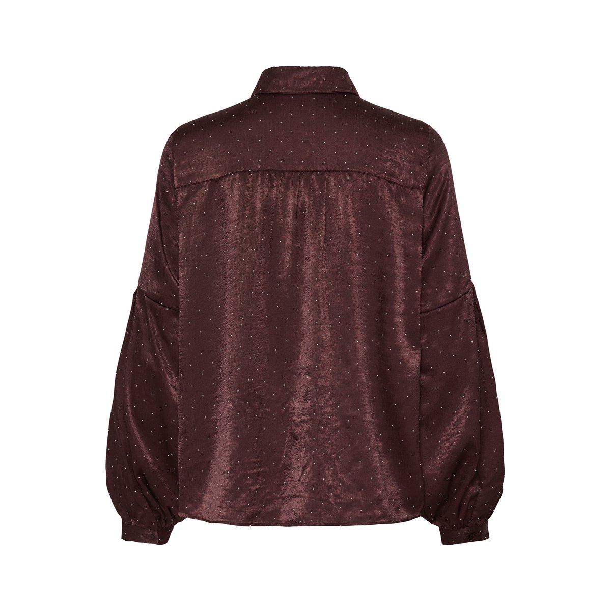 Chemise à manches longues marron fudge, B.YOUNG