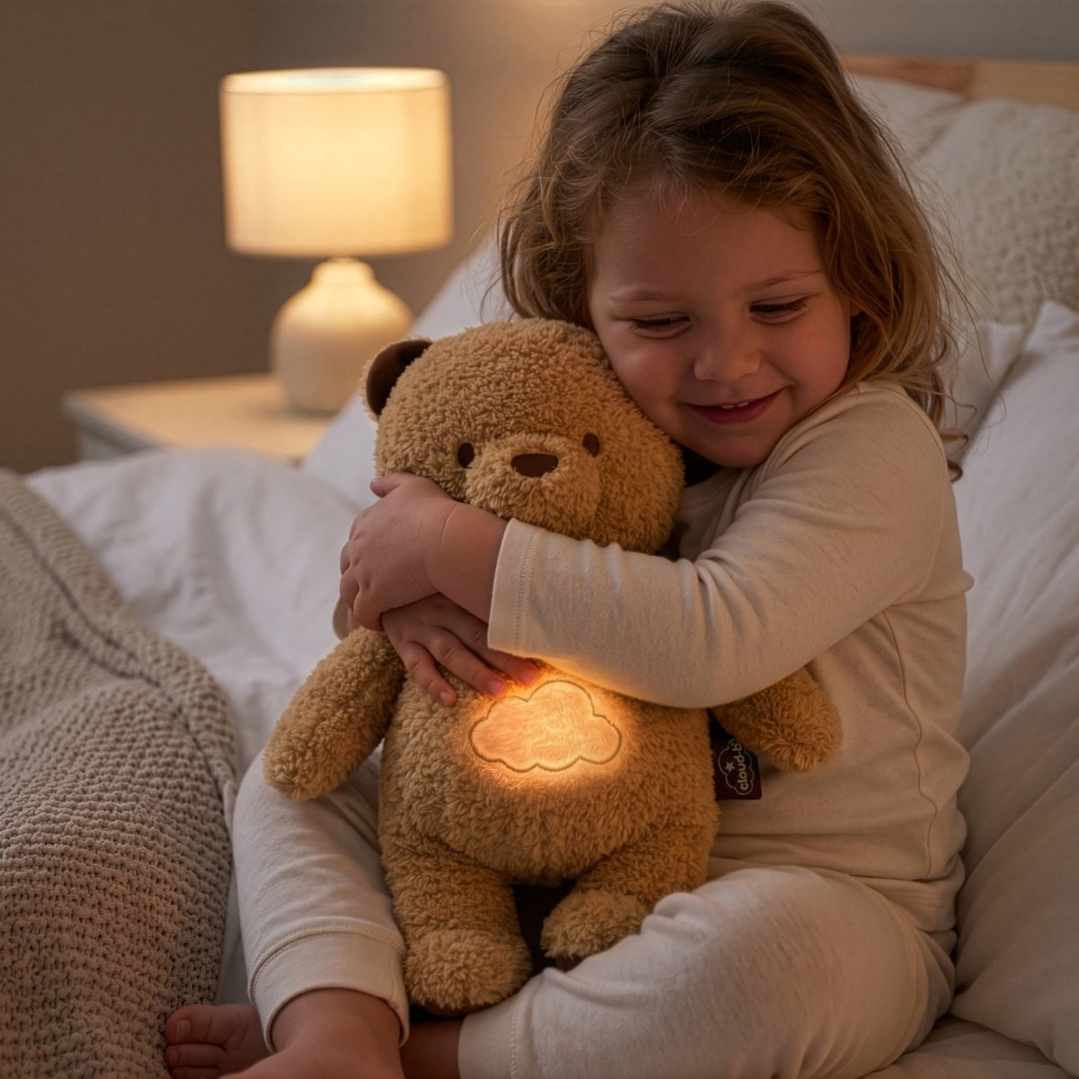 Ours musical et lumineux marron, CLOUD B