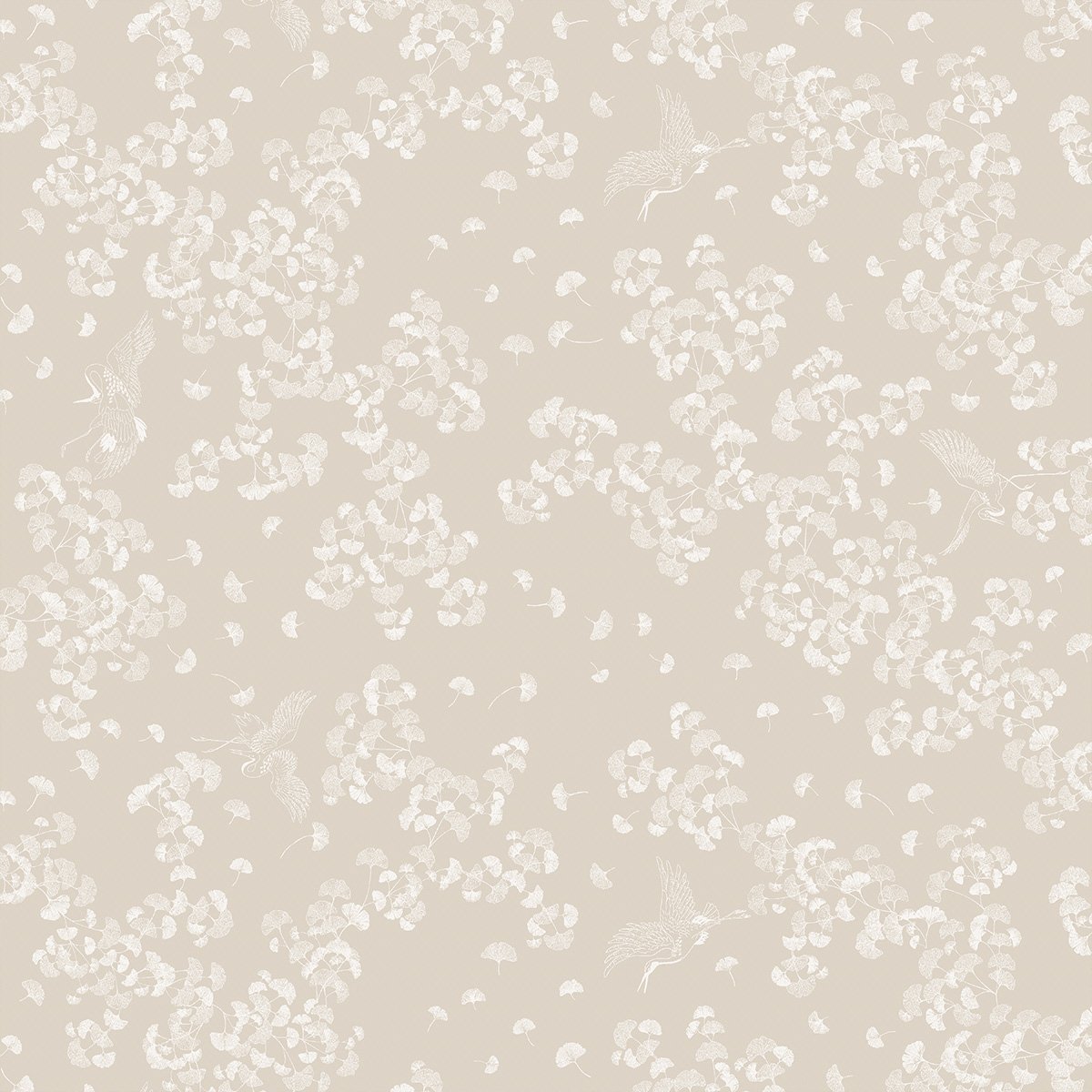 Nappe pur coton MILLE GINKOS naturel, GARNIER THIEBAUT
