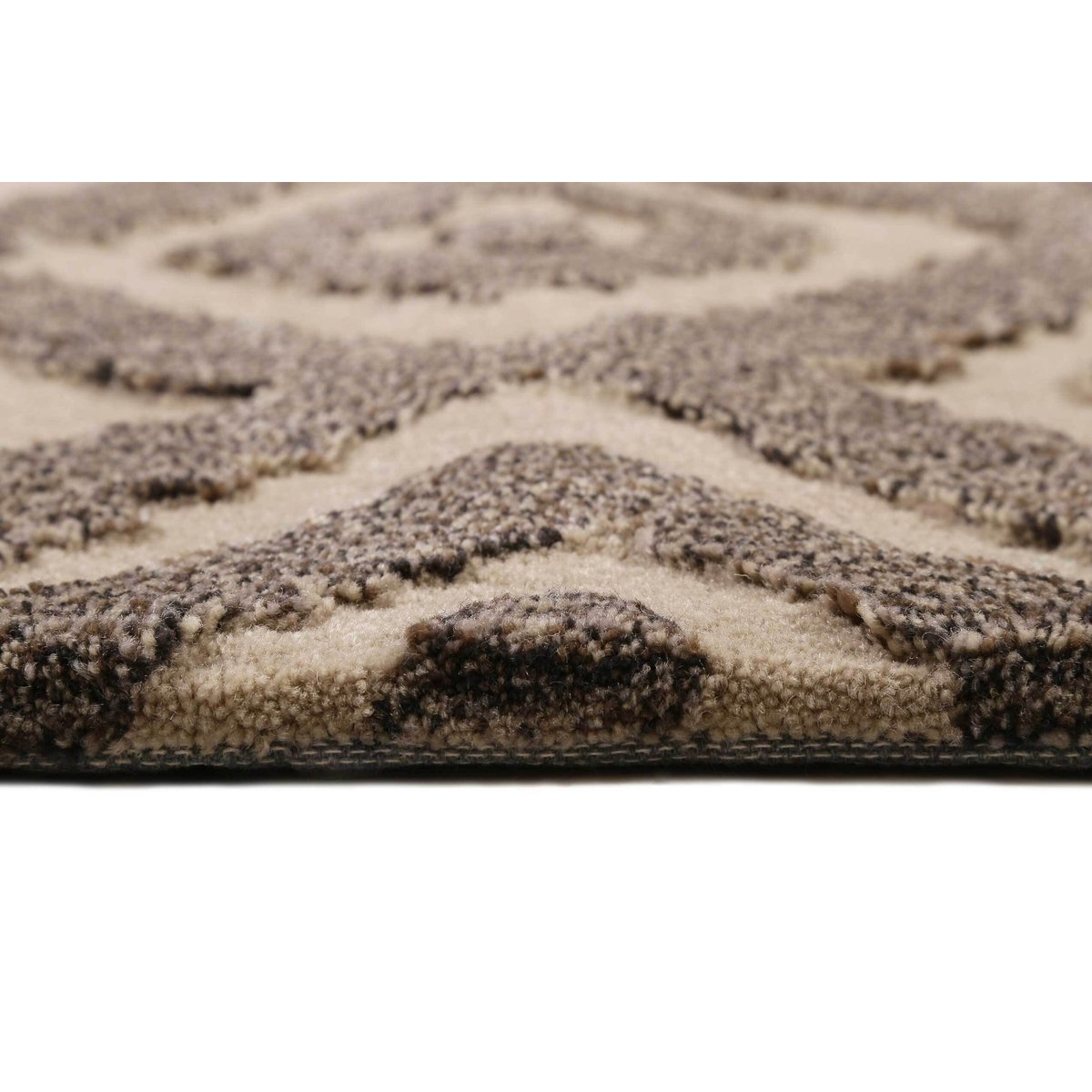 Tapis en laine, motif ethnique , AFRICA ETHNIC taupe, ESPRIT