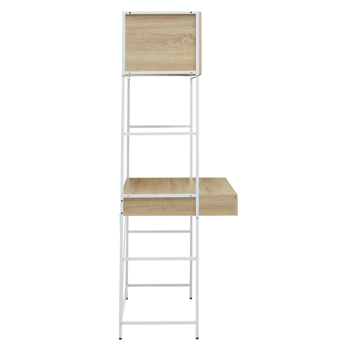 Franklin Industrial Oak Desk Unit natural, SO'HOME