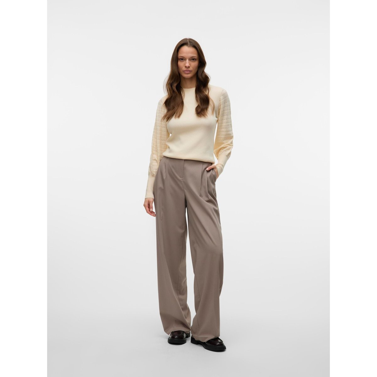 Pull En Maille birch, VERO MODA