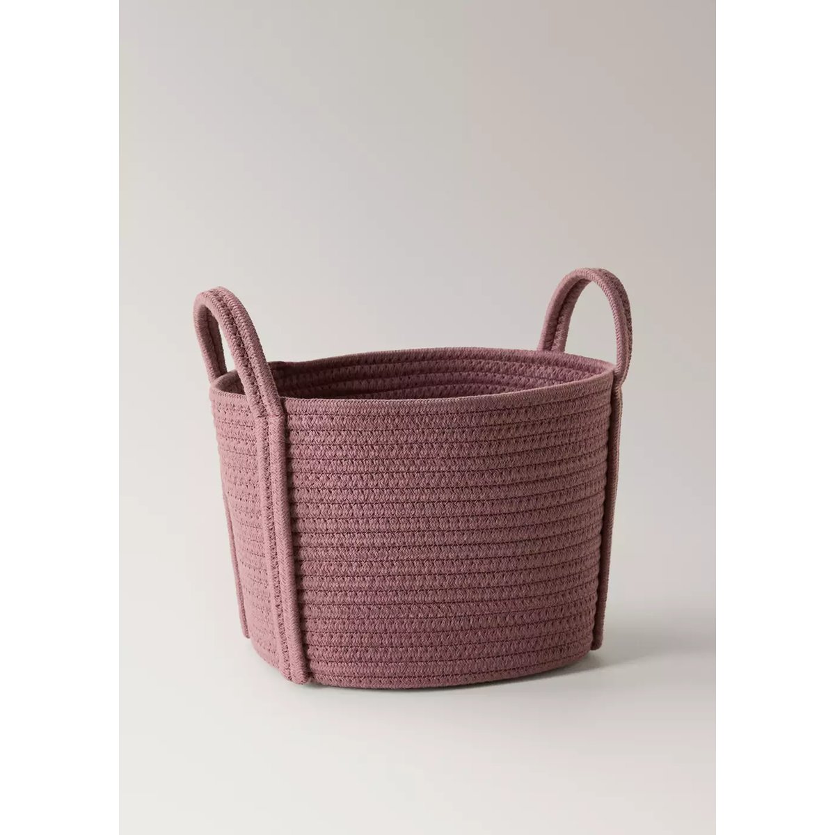 Petit panier enfant en coton avec anses cerise, MANGO HOME