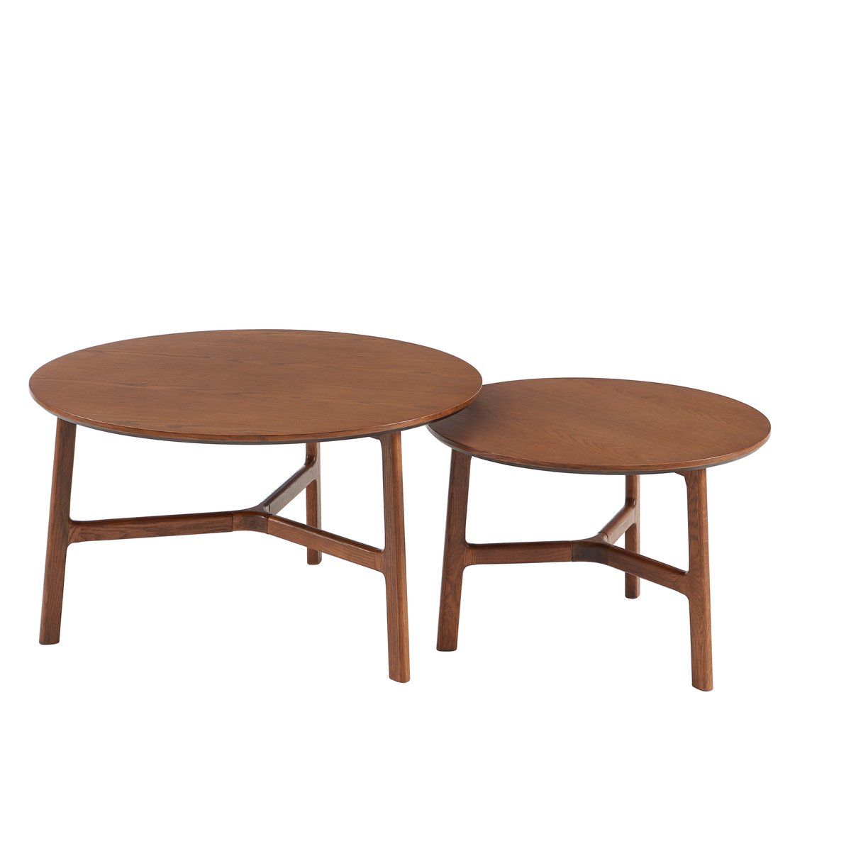 Table basse ronde DOLLY noyer, SORELH