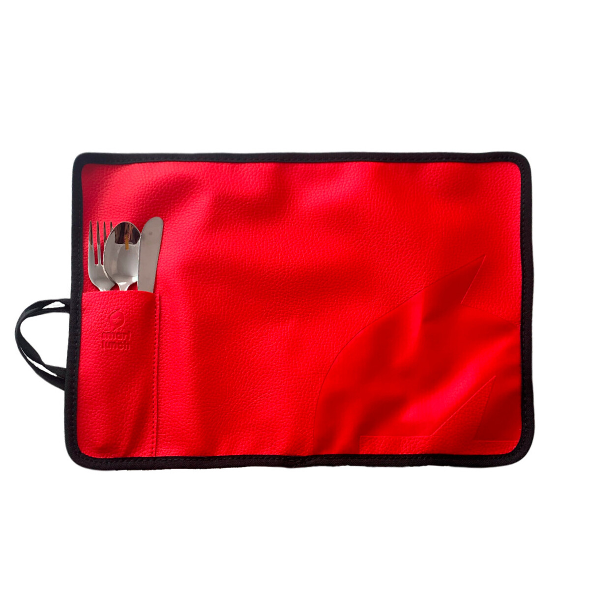 Individual e talheres Inox, Smartlunch vermelho, SMARTLUNCH