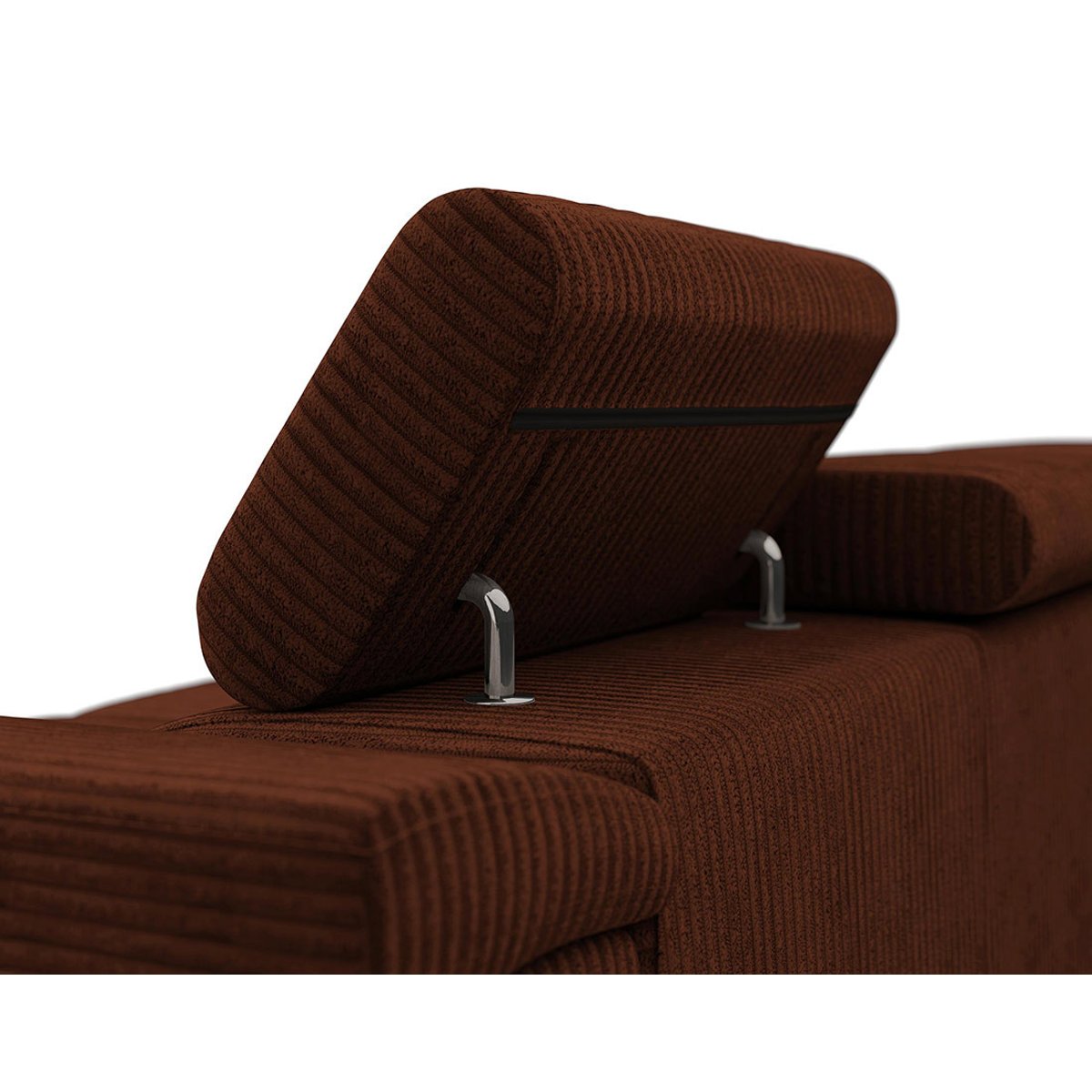 Canapé fixe 2 places - PABLO terracotta, BEST MOBILIER