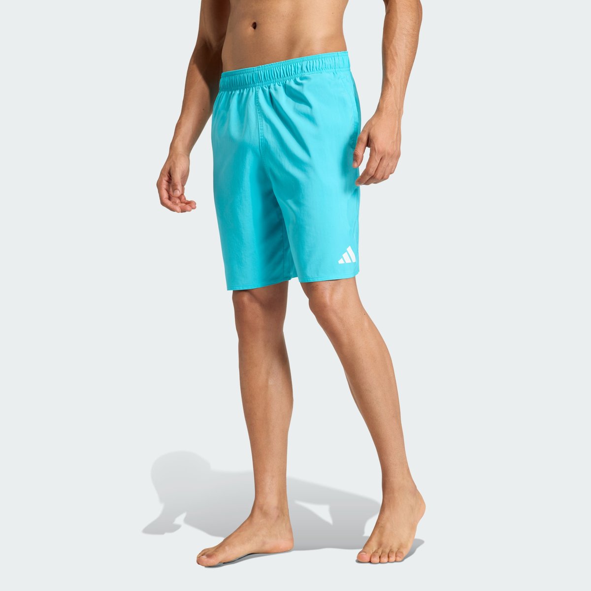Short de bain uni lucid cyan / white, adidas Performance