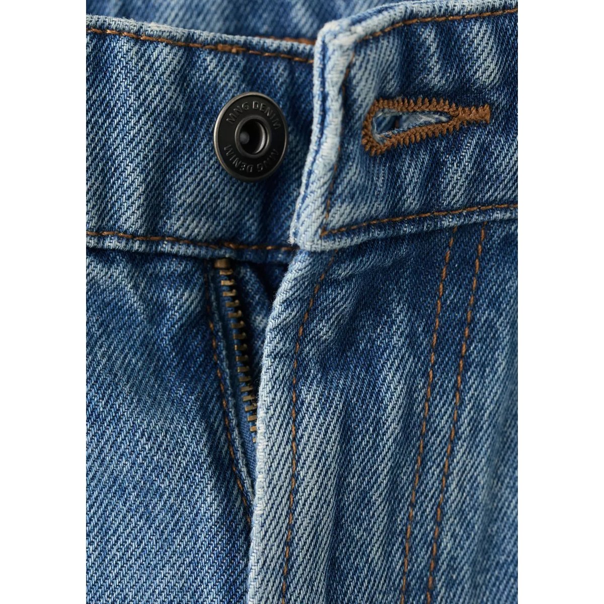 Jean Bob regular-fit bleu moyen, MANGO MAN
