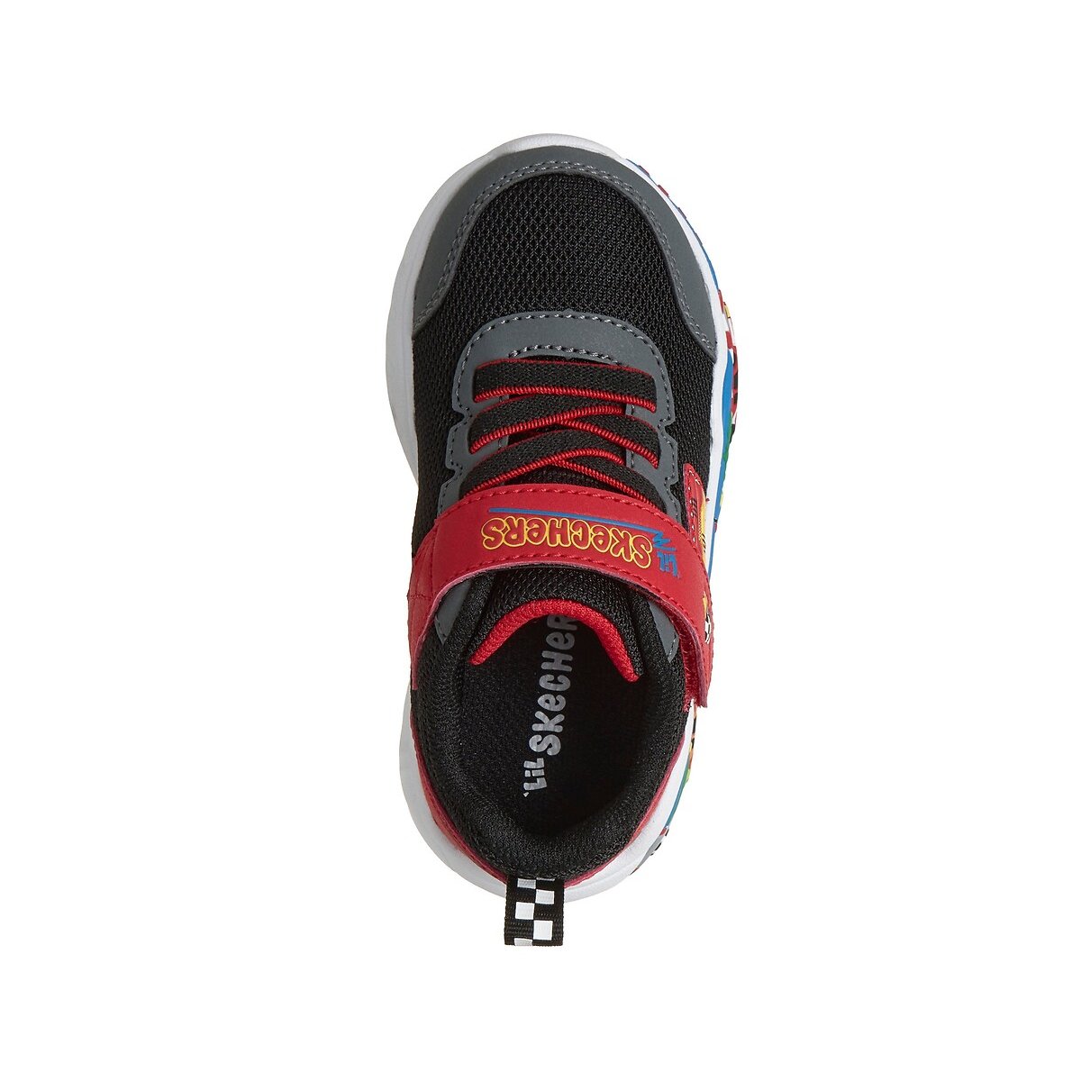 Baskets PLAY SCENE noir/rouge, SKECHERS