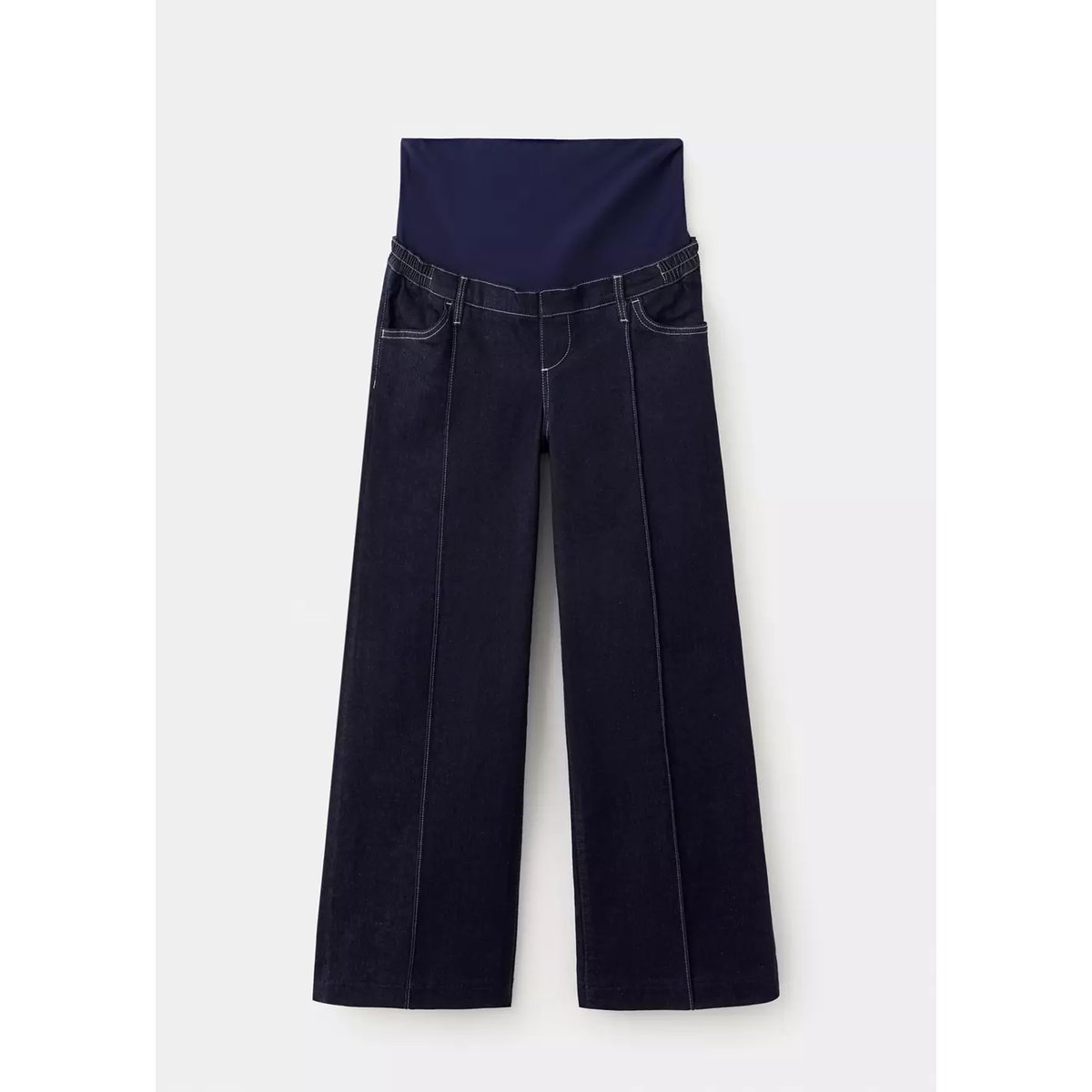 Jean large de grossesse bleu, MANGO
