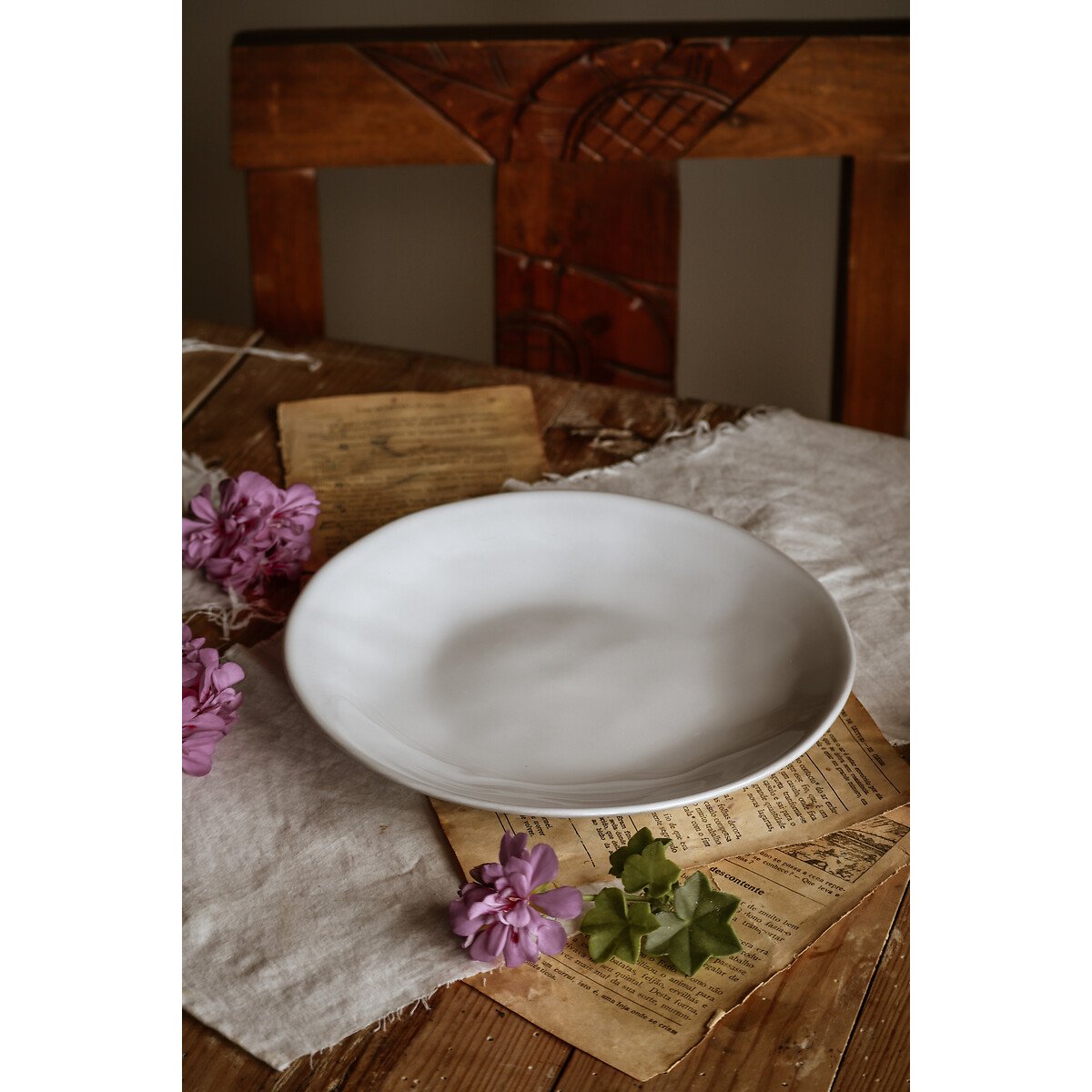 Conjunto de refeição 12 peças SMOOTH Stone, NOSSE CERAMIC stone                           , NOSSE CERAMIC