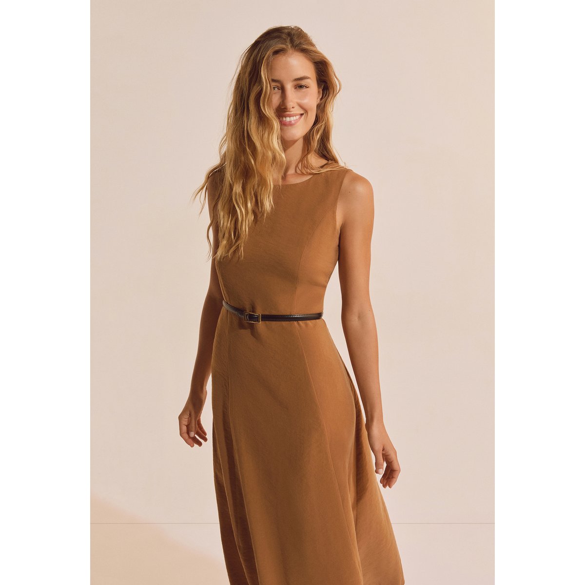 Robe longue sans manches ROSITA henne, ETAM