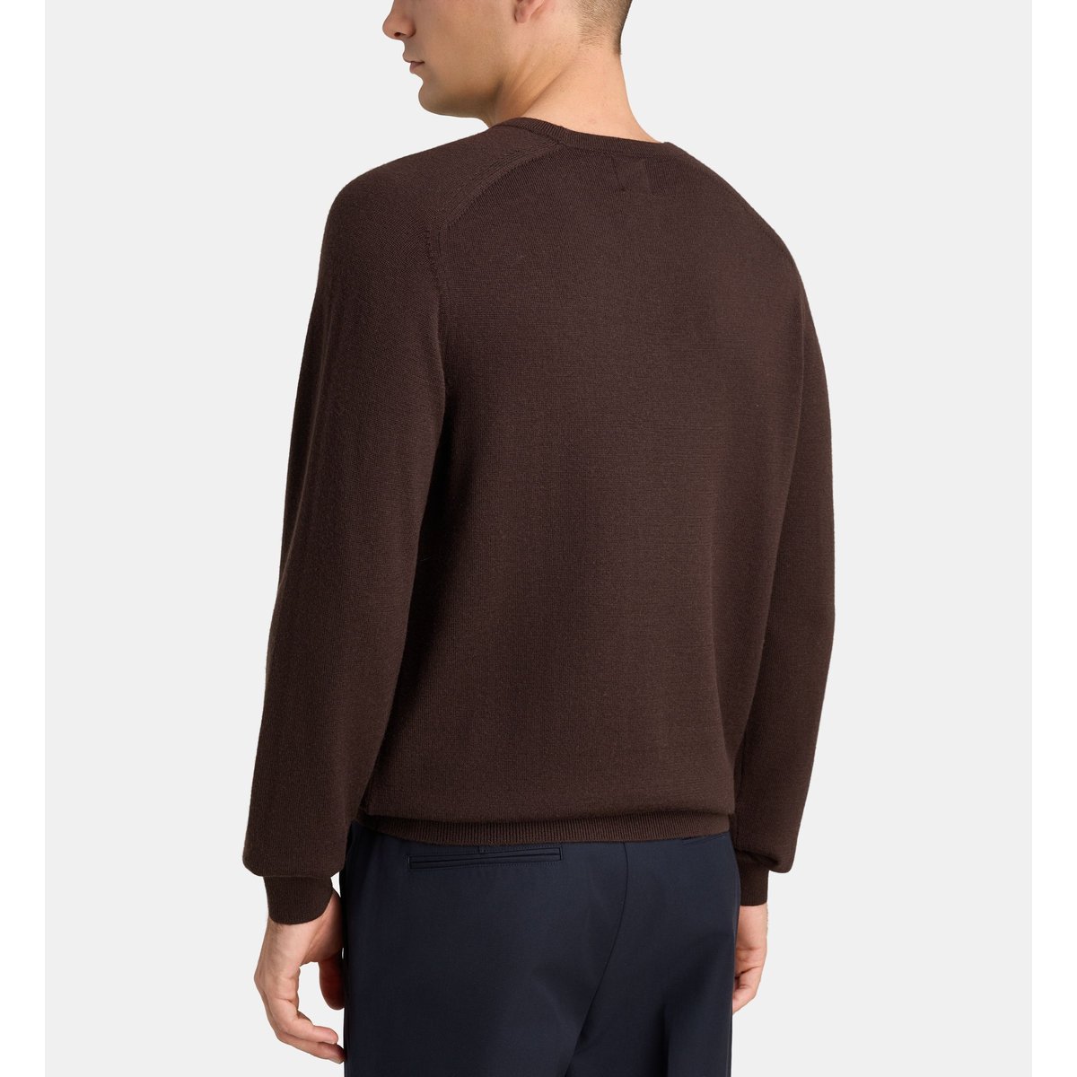 Pull droit bacyl laine marron, COMPTOIR GL