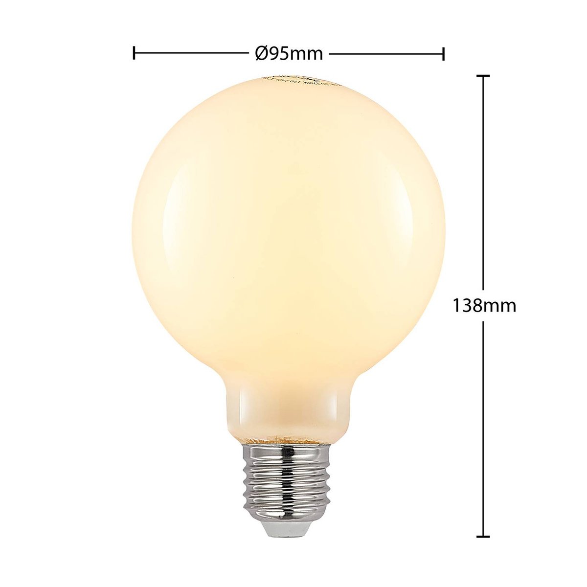 Ampoule E27 en verreLED, E27 8W LED couleur unique, ARCCHIO