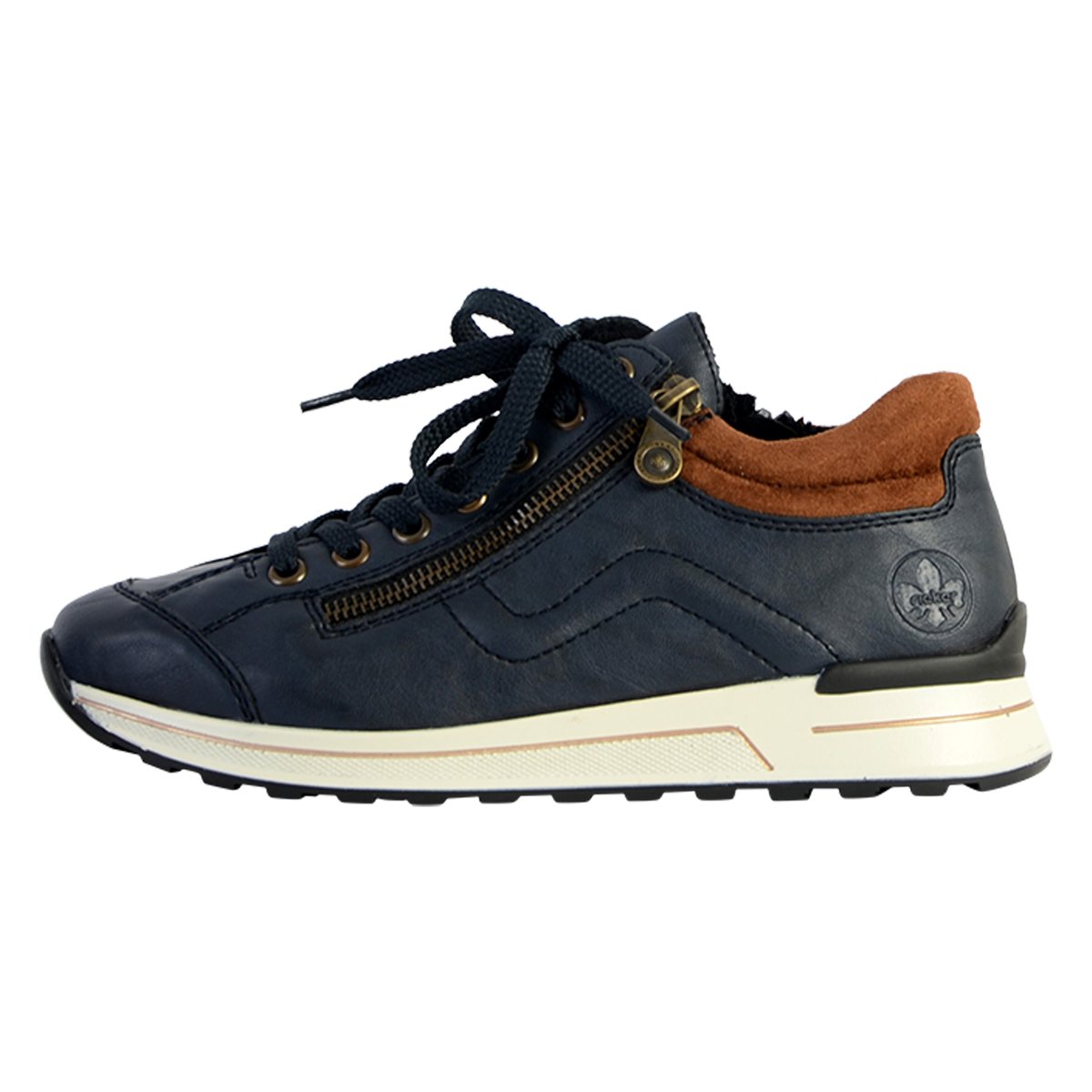 Basket à Zip Morelia bleu, RIEKER