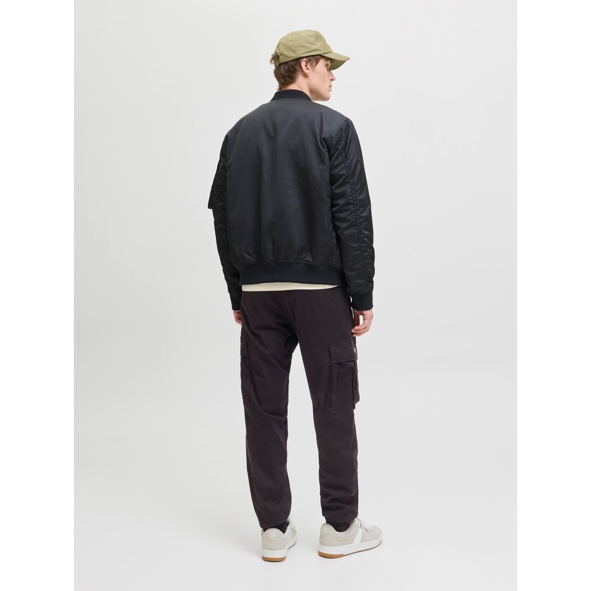 Pantalon Cargo black 1, JACK & JONES