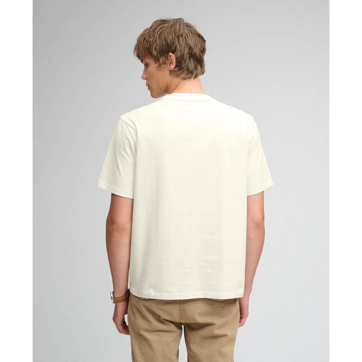 T-shirt Trade Coupe Décontractée crème, SUPERDRY