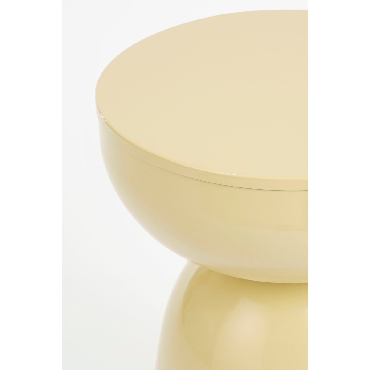 Table d'appoint ELLIOT beige, MICA DECORATIONS