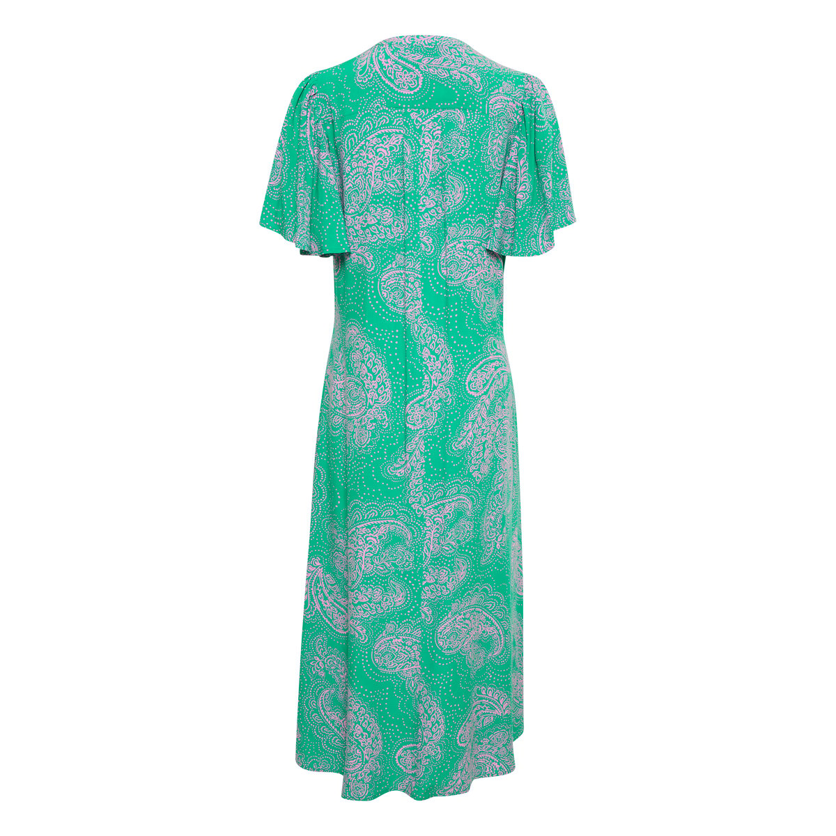 Robe vert/rose cachemire, CULTURE