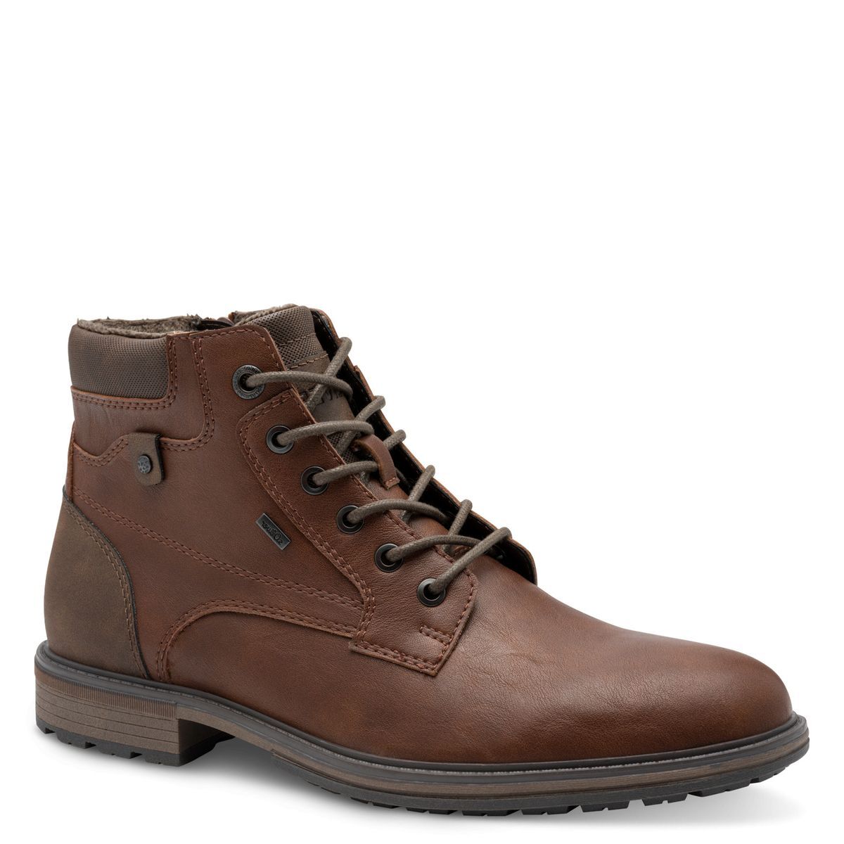 Bottine homme marron antilope combiné, S.OLIVER