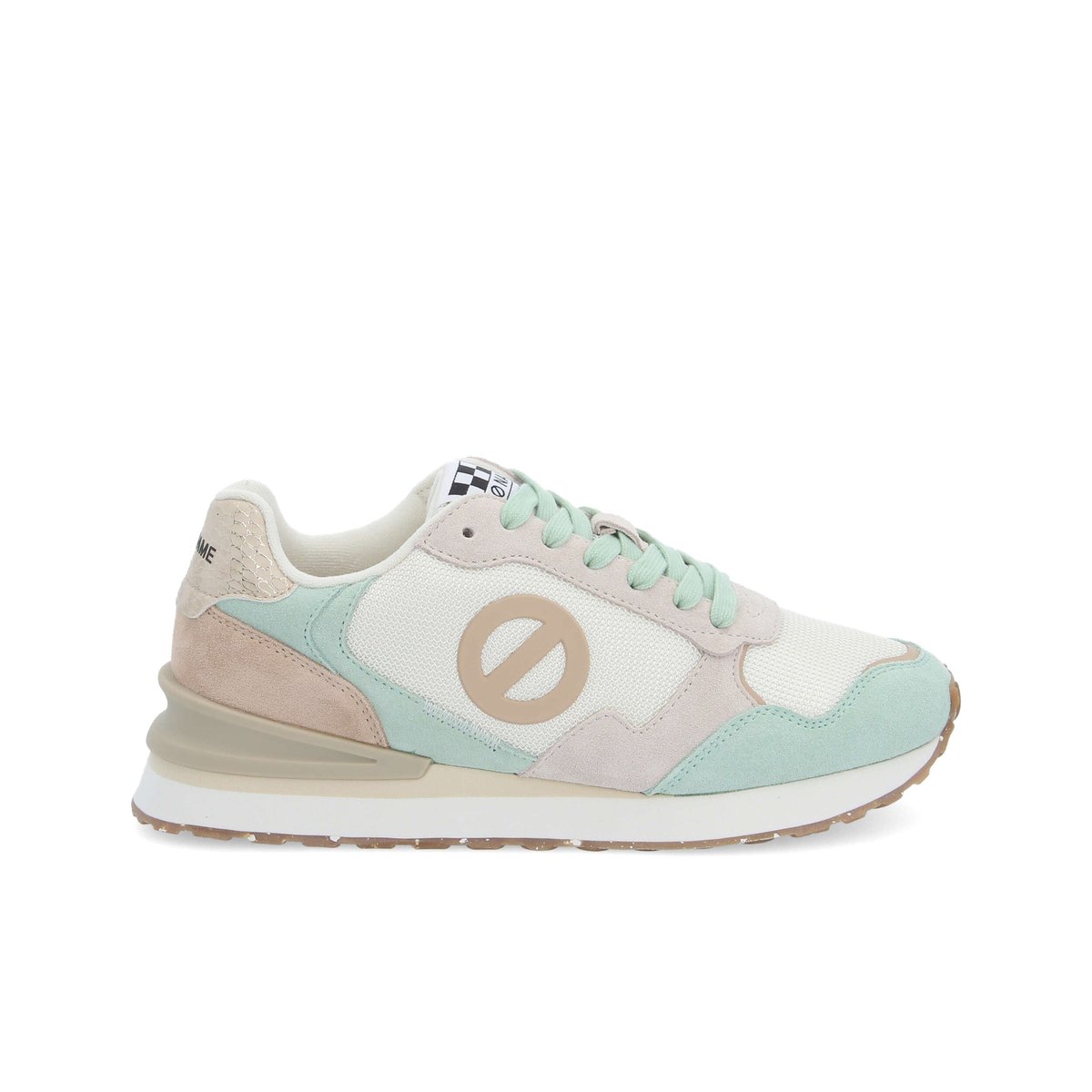 TOVA RUNNER -  BLANC CASSE/BEIGE/VERT ["blanc cassé","beige","vert"], NO NAME